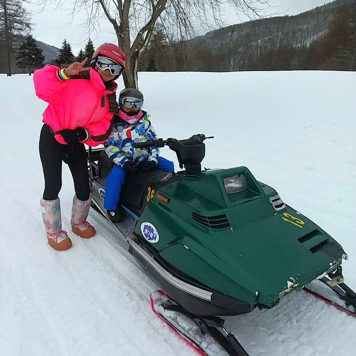 Snowmobile tour with local guides / Furano