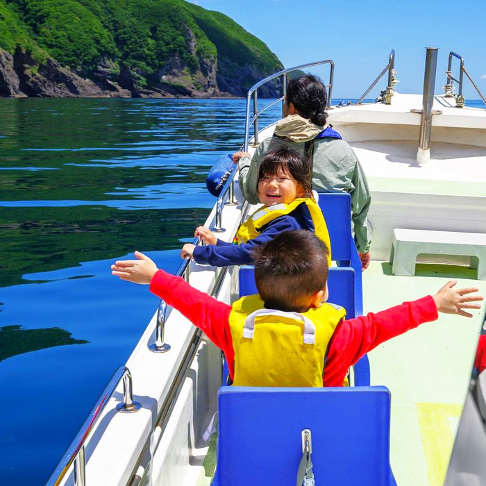 Blue cave & unexplored region cruise + Private transfer / Hakodate