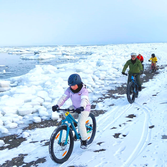 Ice Can You Ride A Bike In The Snow Drift Ice Fat Bike Tour Abashiri