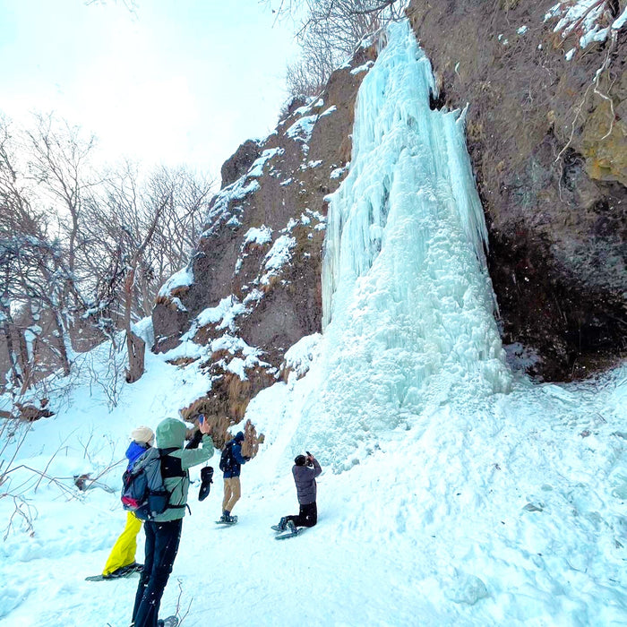 Icefall snowshoe trekking tour / Abashiri