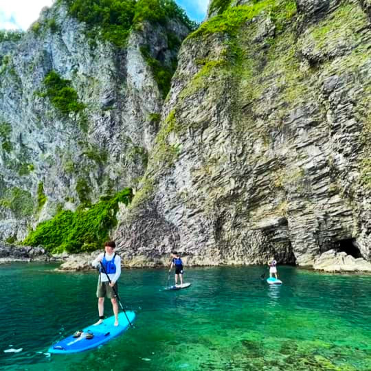 SUP cruising + hot spring 1 day tour / Otaru