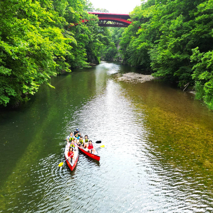 Relaxing Canoe in Jozankei / Sapporo