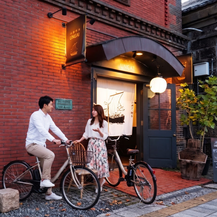 Rental of e-bike / Otaru