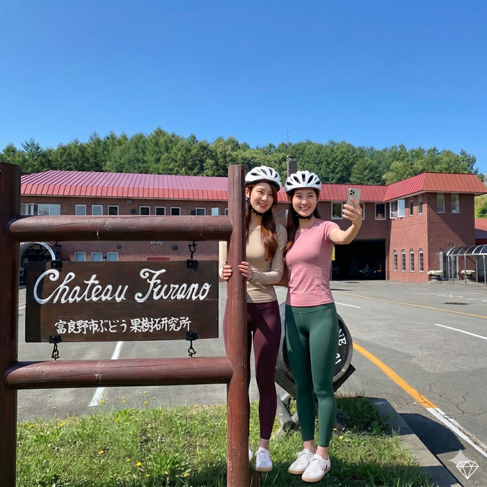 Guided e-bike tour / Furano