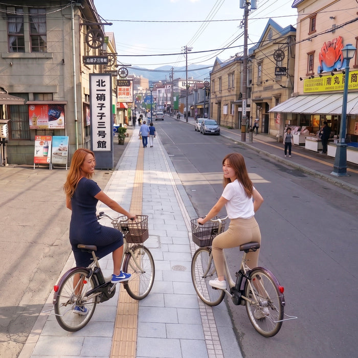 Rental of e-bike / Otaru
