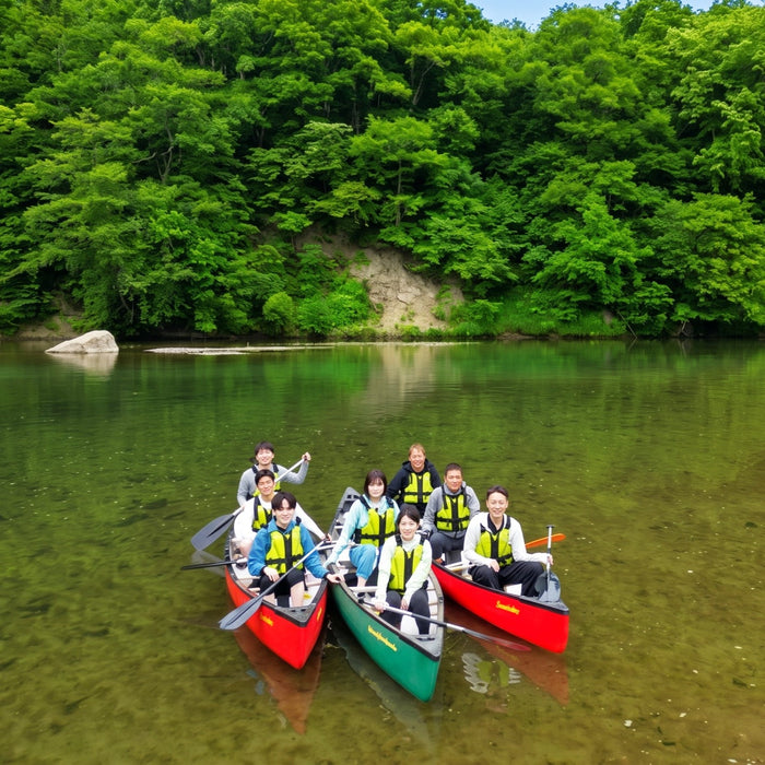 Relaxing Canoe in Jozankei / Sapporo