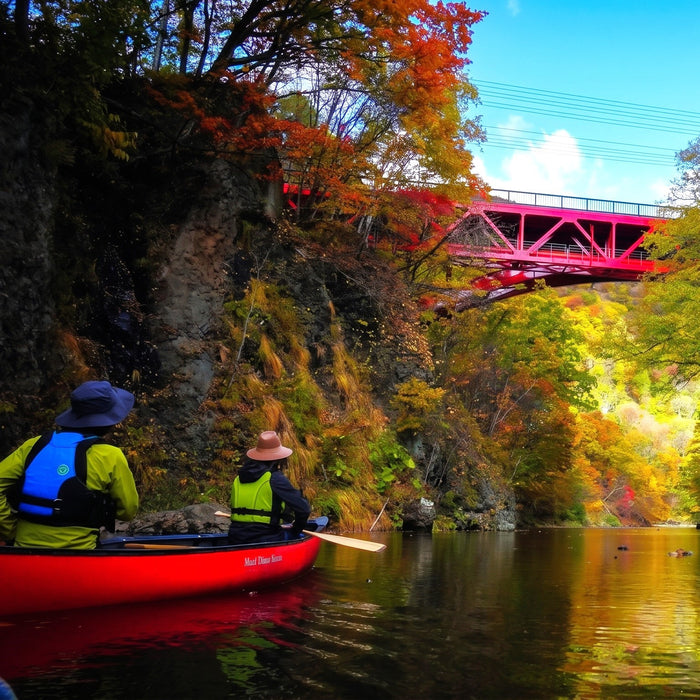 Relaxing Canoe in Jozankei / Sapporo