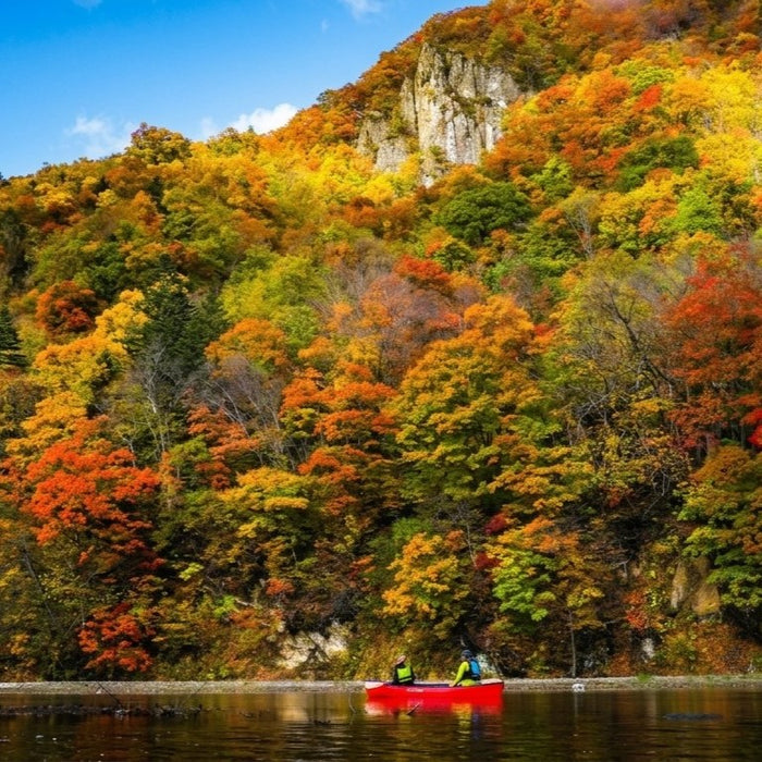 Relaxing Canoe in Jozankei / Sapporo