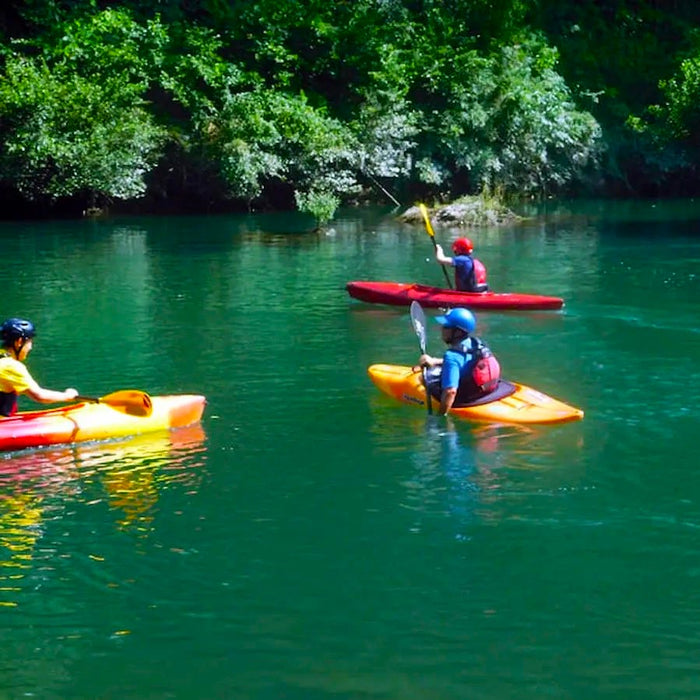 Kayak tour on Tokachi river / Obihiro