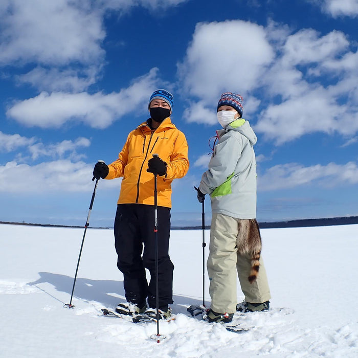 Fat bike & snowshoe tour with seafood lunch + hot spring / Abashiri