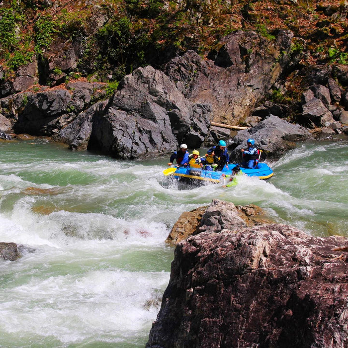 Rafting on the Mu river & the Saru river / Hidaka