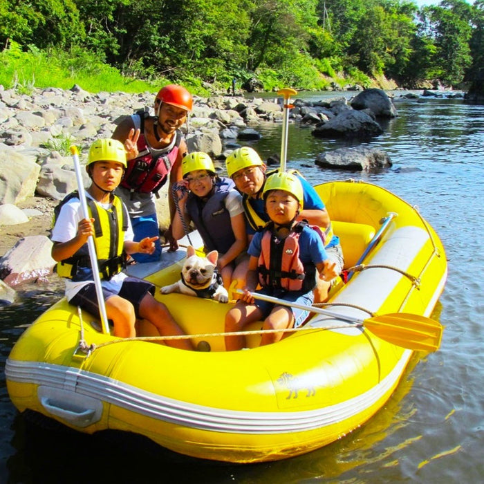 Private eco rafting on a chartered boat / Niseko