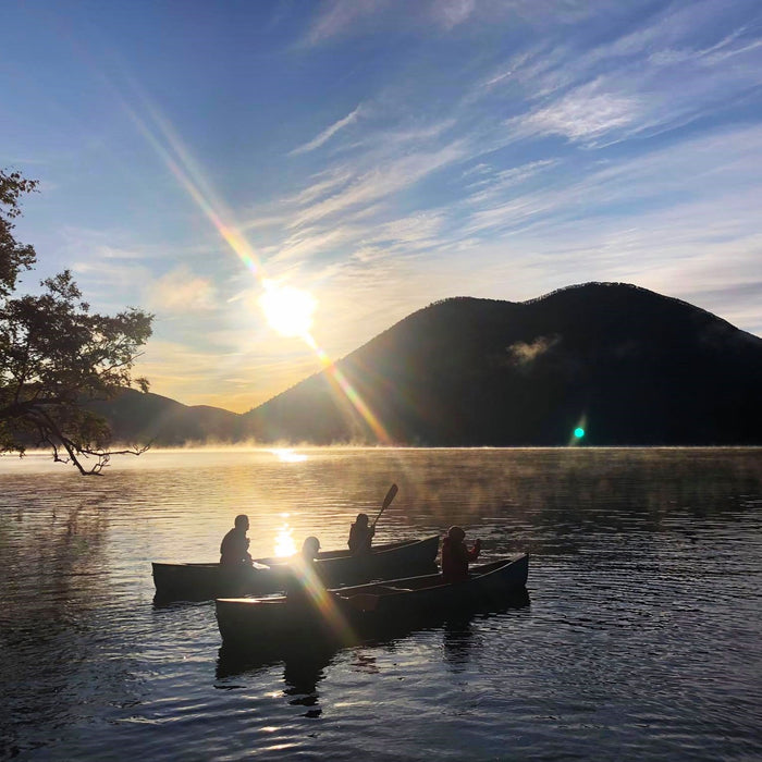 Private guided canoeing in Lake Shikaribetsu / Obihiro