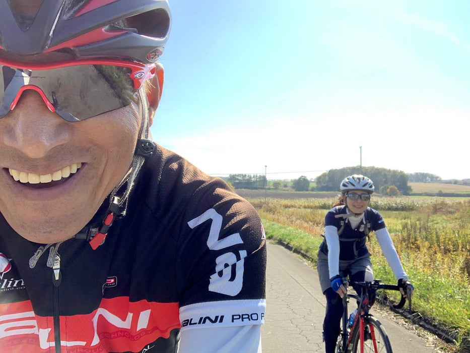 Cycling tour & ranch milk experience / Chitose
