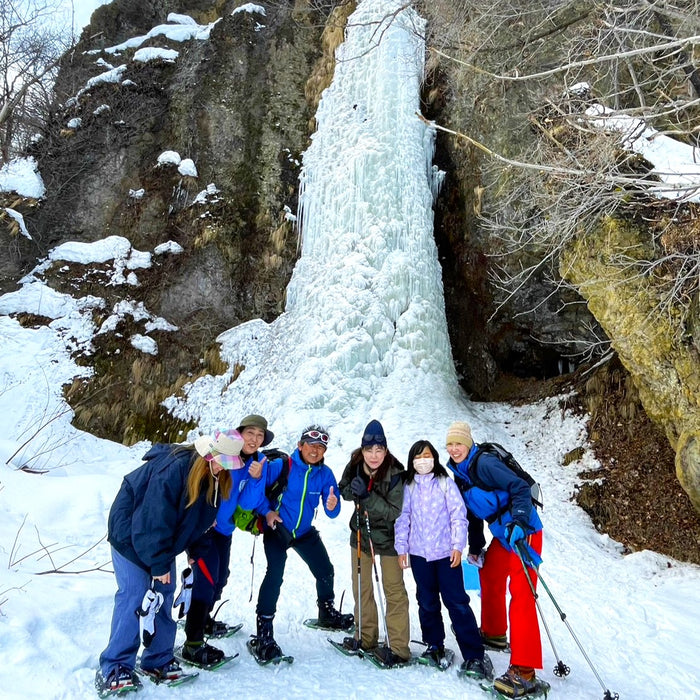 Icefall snowshoe trekking tour / Abashiri